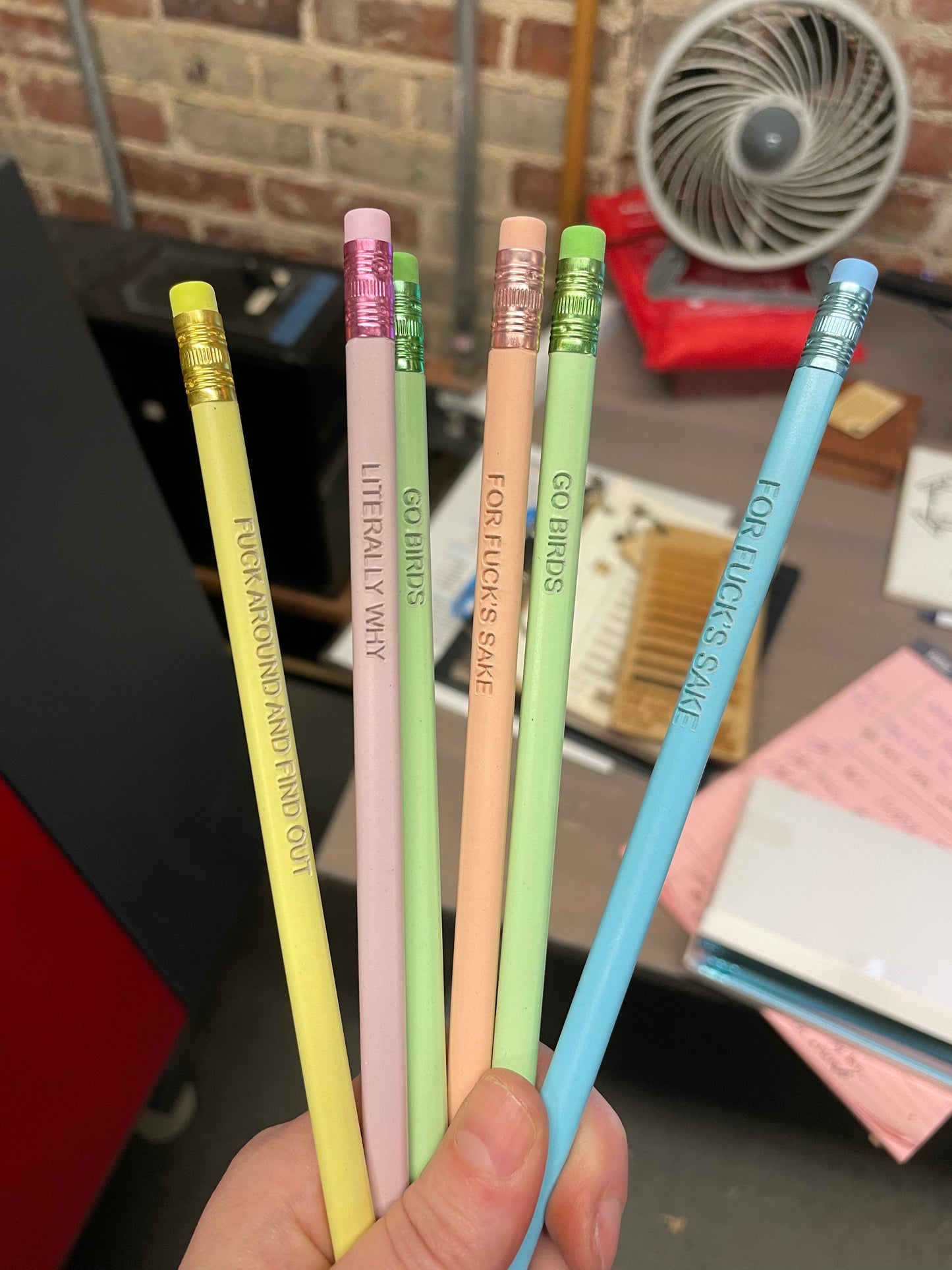 Obscene Pencils (Set of 3)