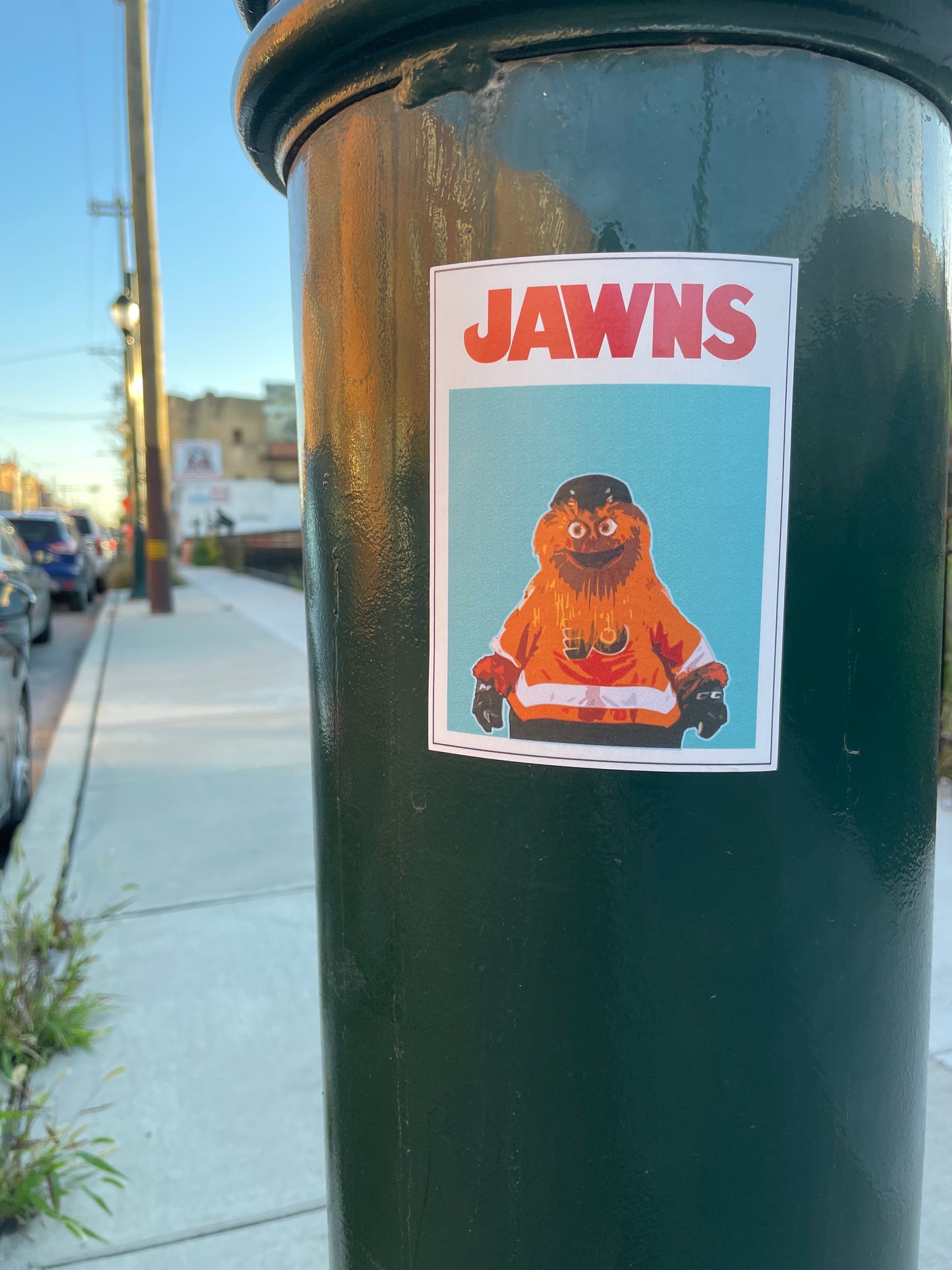 JAWNS (like Jaws) Gritty Stickers